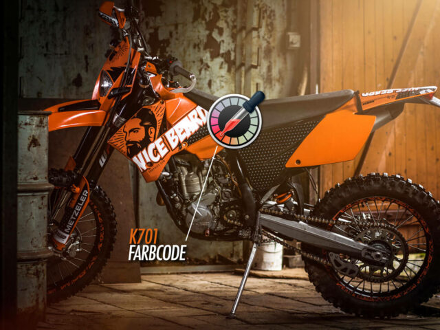 Motorrad mit Farbauswahl