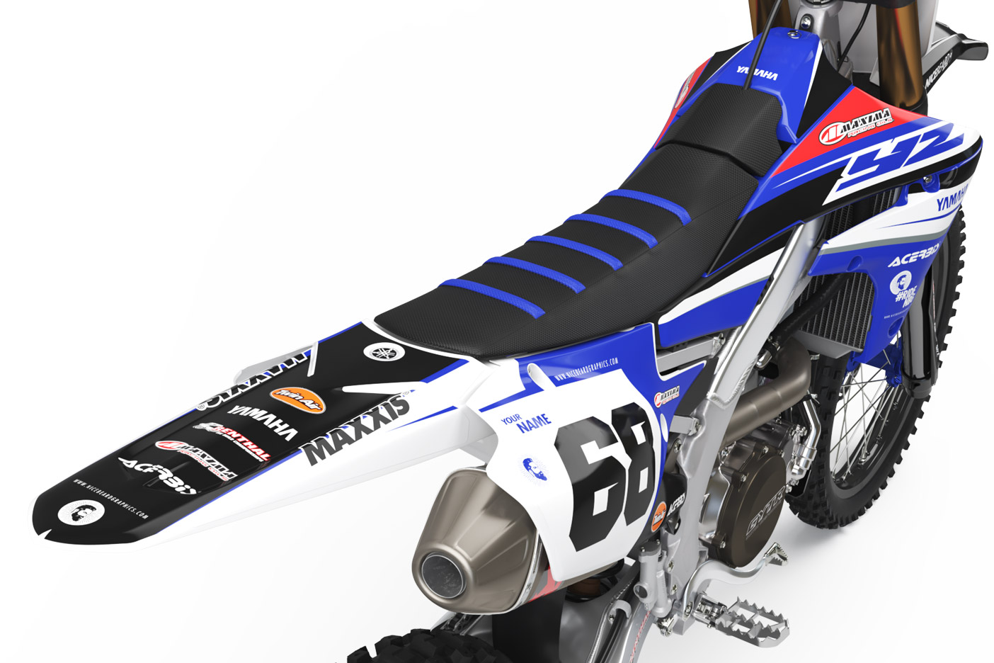 Yamaha Racing Detailansicht Heck