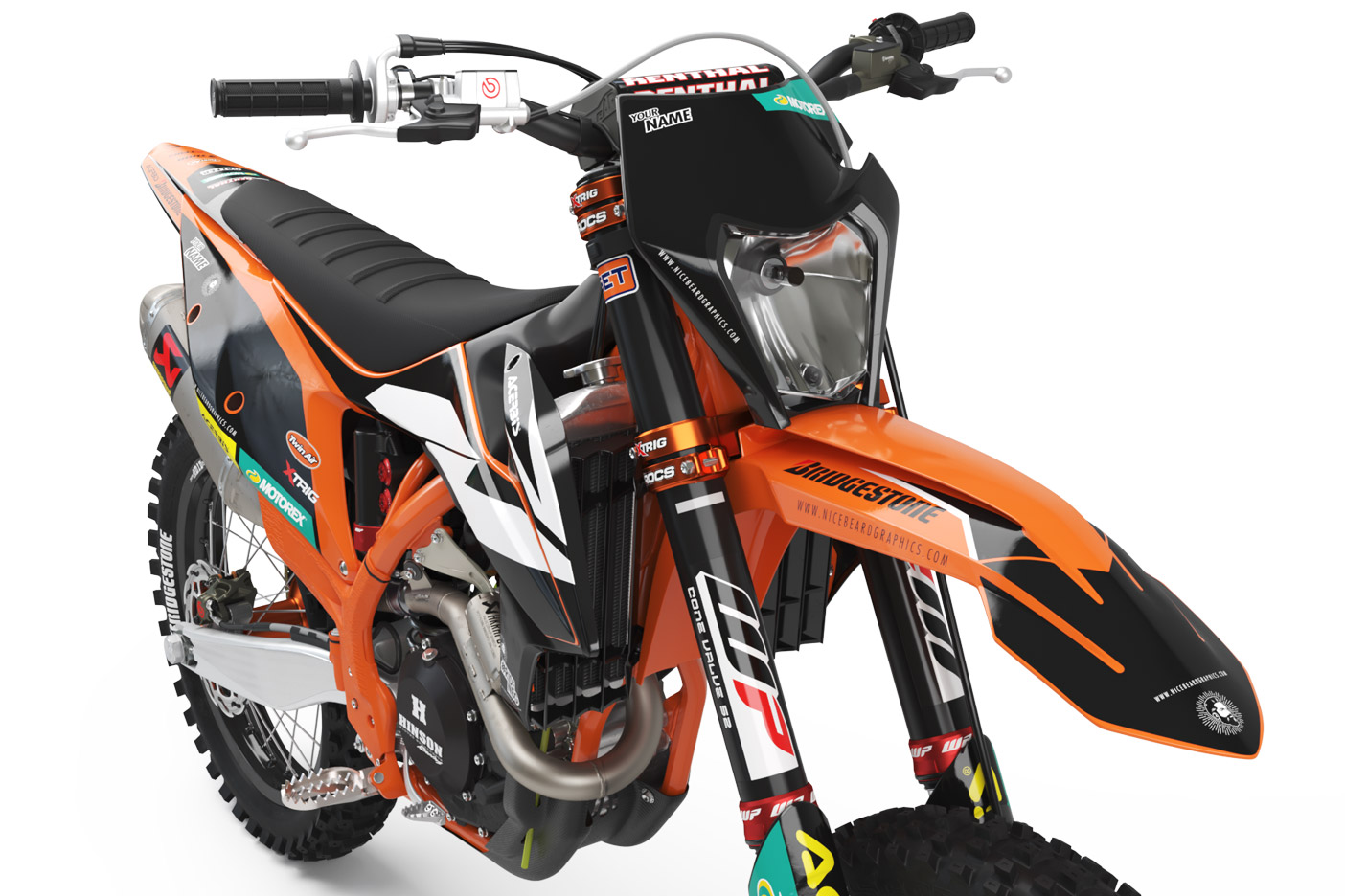 KTM Factory Dekor Detailansicht Front