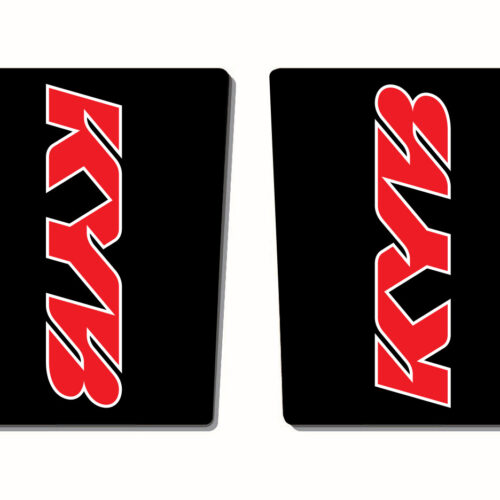 KYB Gabelholm Dekor / Aufkleber in schwarz