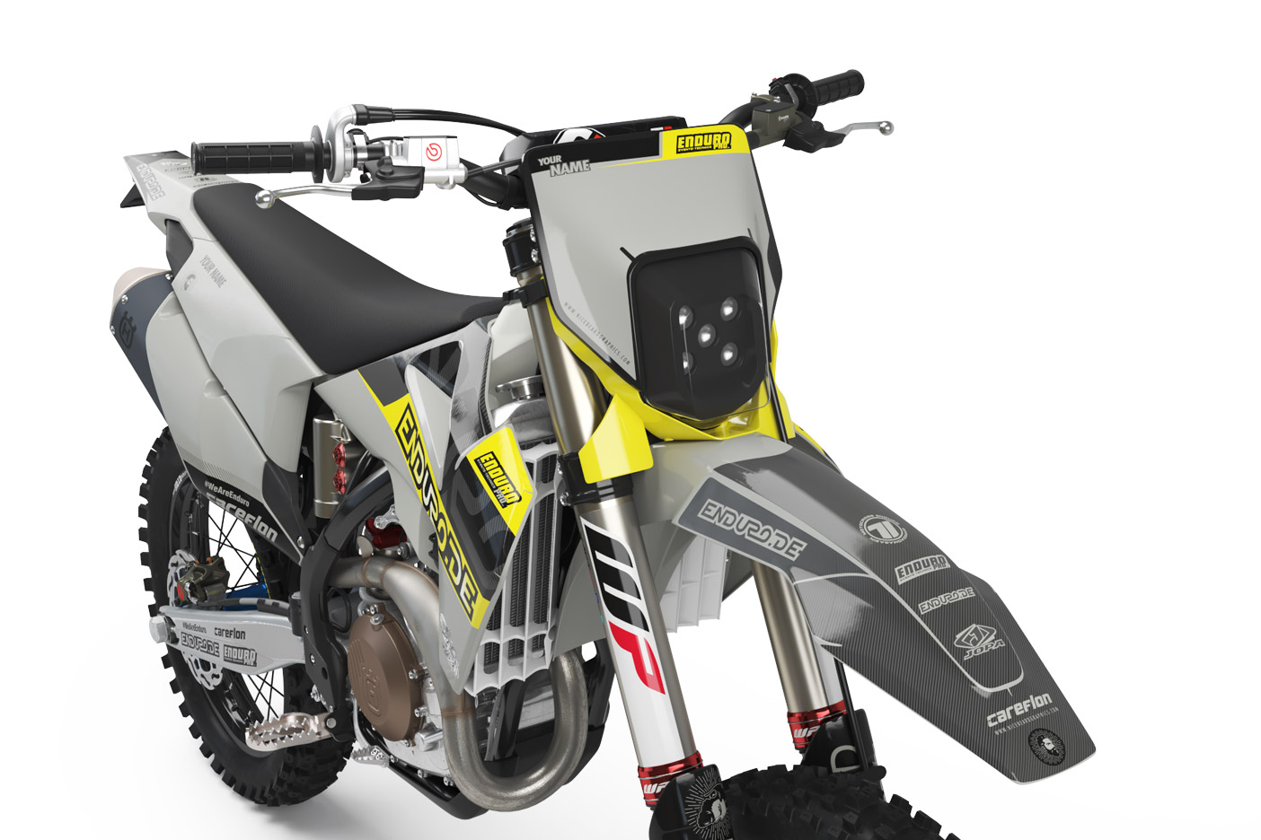 Enduro-de 2021 Dekor Detailansicht Front